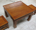 万强棋盘桌WQ-021实木桌