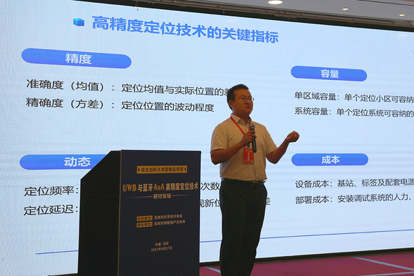 深圳市物聯網產業協會承辦的“自主創新大講堂精品項目-UWB與藍牙AoA高精度定位技術研討論壇”圓滿舉行