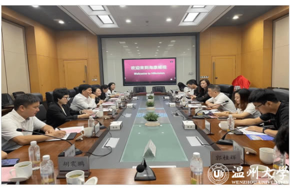 溫州大學領導帶隊赴?？低曉L企拓崗