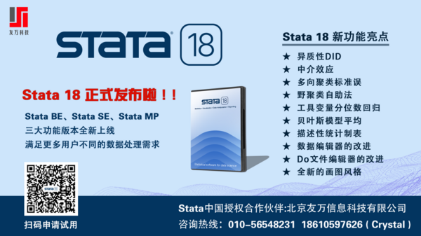 【會議資訊】2023年10-11月 Stata 在線免費網絡研討會