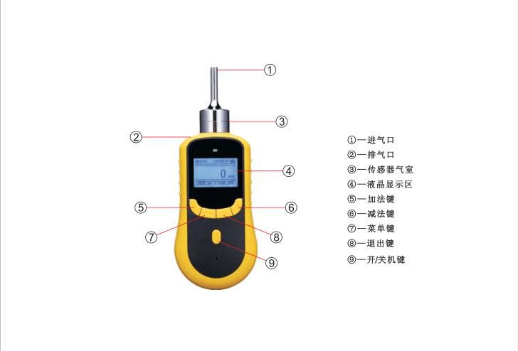 泵吸式氮气检测仪，氮气分析仪